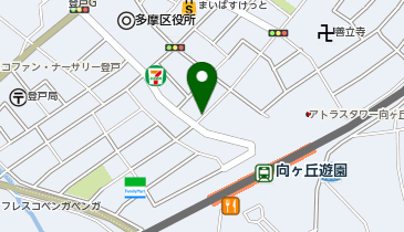 NPC24H向ケ丘遊園駅北口第1パーキングの地図画像