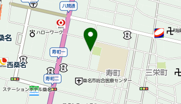 NPC24H桑名市総合医療センター第2駐車場の地図画像