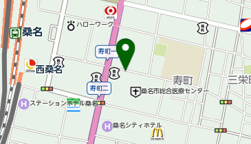 NPC24H桑名市総合医療センター第4駐車場の地図画像