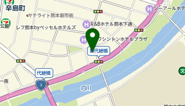 NPC24H熊本下通パーキングの地図画像