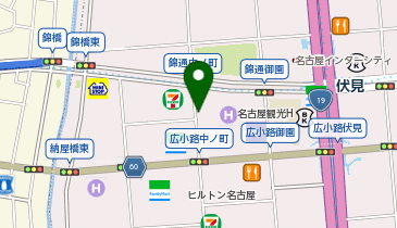 NPC24H名古屋観光ホテル駐車場の地図画像