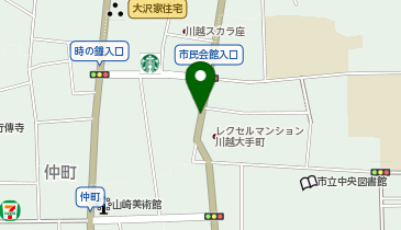 NPC24H川越大手町パーキングの地図画像