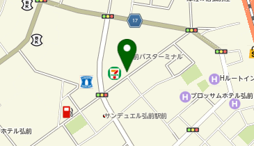 NPC24H CiiNA CiiNA弘前第1パーキングの地図画像