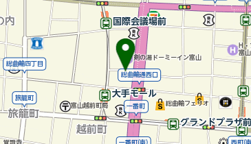 NPC24Hユウタウン総曲輪パーキングの地図画像