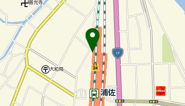 ハロー浦佐の地図画像