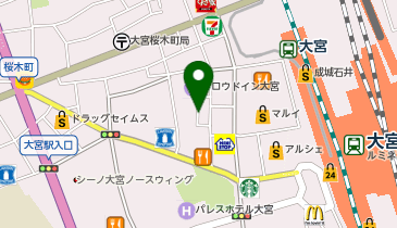NPC24H大宮桜木町2丁目第3パーキングの地図画像