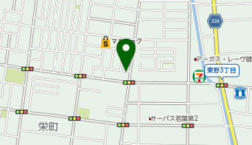 NPC24H熊本若葉1丁目パーキングの地図画像