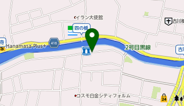 NPC24H白金1丁目パーキングの地図画像