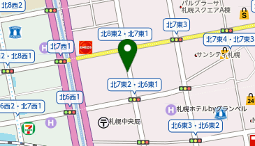 NPC24H北7東1パーキングの地図画像