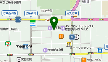 NPC24H京都ヨドバシパーキングの地図画像