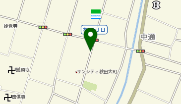 NPC24H秋田大町6丁目パーキングの地図画像