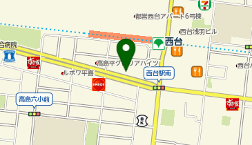 NPC24H西台駅前第2パーキングの地図画像