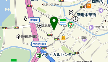 NPC24Hセンクラ出島パーキングの地図画像