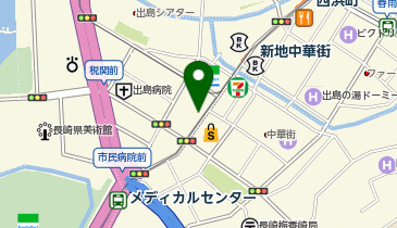 NPC24Hセンクラ出島第2パーキングの地図画像