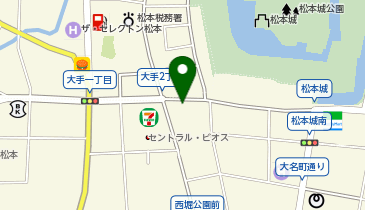 NPC24H松本大手2丁目パーキングの地図画像