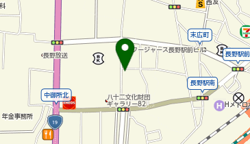 NPC24H長野中御所第2パーキングの地図画像