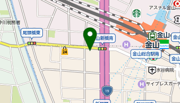 NPC24H金山第3パーキングの地図画像