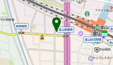 NPC24H金山第2パーキングの地図画像