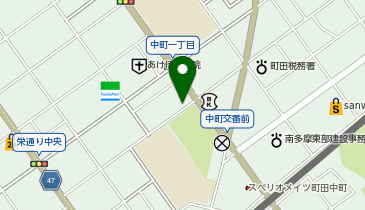NPC24H町田中町パーキングの地図画像
