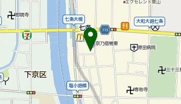 NPC24H京阪七条駅南パーキングの地図画像