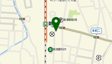 第四北越銀行新津支店駐車場の地図画像