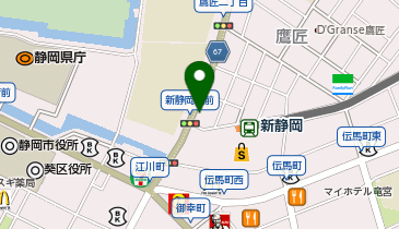 NPC24H新静岡駅前パーキングの地図画像