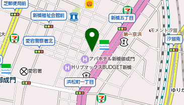 NPC24H新橋6丁目第2パーキングの地図画像