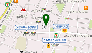 NPC24H大森北1丁目パーキングの地図画像