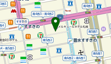 NPC24H RECOLTE Sapporoパーキングの地図画像