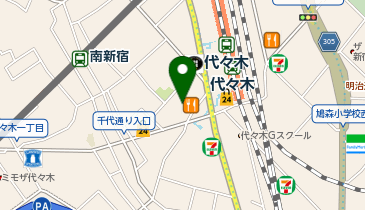NPC24H代々木駅前第2パーキングの地図画像