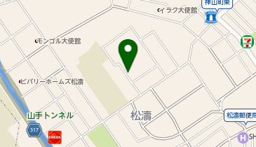 NPC24H松濤第4パーキングの地図画像