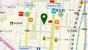 NPC24H外神田3丁目第2パーキングの地図画像