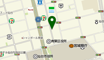 NPC24H仙台上杉1丁目パーキングの地図画像