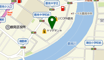 NPC24H鶴見中央三丁目立体パーキングの地図画像