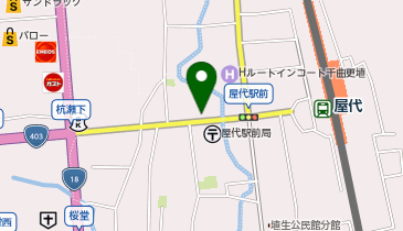 NPC24H八十二長野銀行屋代支店パーキングの地図画像