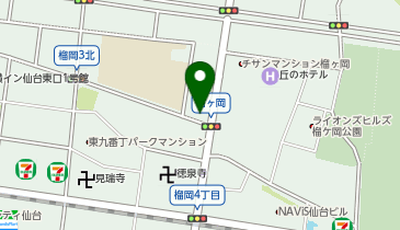 NPC24H仙台榴ケ岡第2パーキングの地図画像