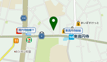 NPC24H高円寺南第3パーキングの地図画像