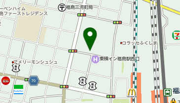 NPC24H福島三河南町第4パーキングの地図画像