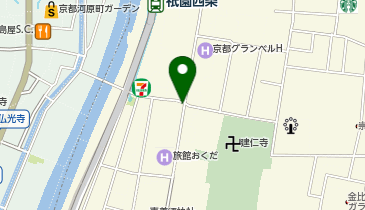 NPC24H祇園団栗第2パーキングの地図画像