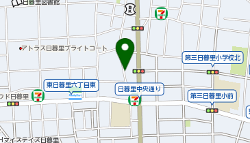 NPC24H東日暮里6丁目パーキングの地図画像