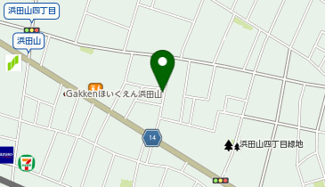 NPC24H浜田山4丁目第2パーキングの地図画像