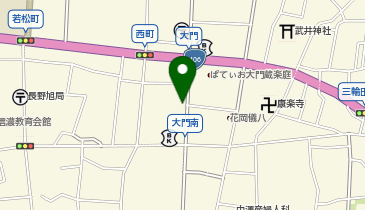 NPC24H長野大門町パーキングの地図画像