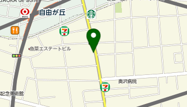 NPC24H奥沢5丁目パーキングの地図画像