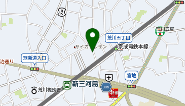 NPC24H荒川5丁目パーキングの地図画像