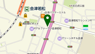 NPC24H会津若松駅前第2パーキングの地図画像