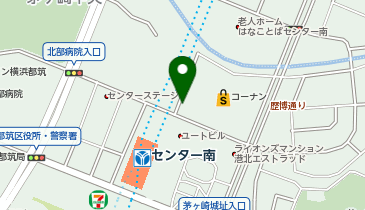 NPC24Hコーナン港北センター南モールパーキングの地図画像