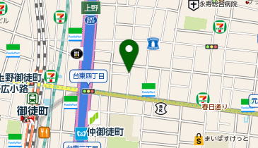 NPC24H東上野1丁目第3パーキングの地図画像