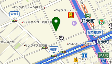 NPC24Hコーナン弁天町店パーキングの地図画像