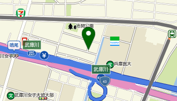 NPC24H武庫川第3パーキングの地図画像