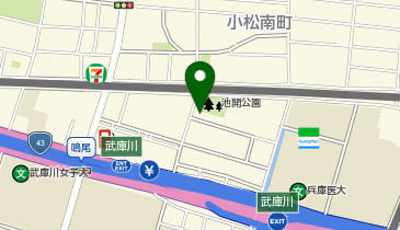 NPC24H武庫川第2パーキングの地図画像